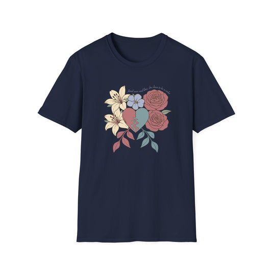 Amid Roses and Lilies – St. Faustina T-Shirt