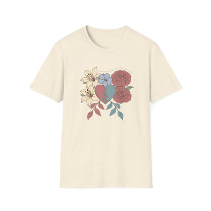 Amid Roses and Lilies – St. Faustina T-Shirt